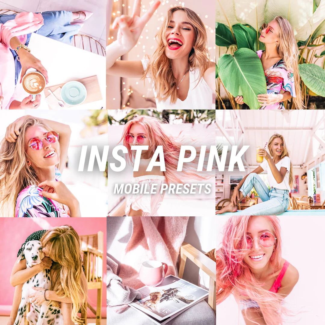 INSTA PINK Lightroom Mobile Presets